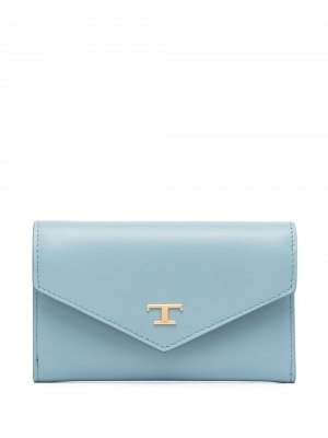 Tods кошелек с логотипом Tod's. Цвет: синий