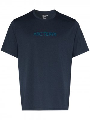 Arcteryx футболка с логотипом Arc'teryx. Цвет: синий