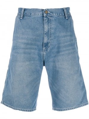 Джинсовые шорты Carhartt WIP. Цвет: синий
