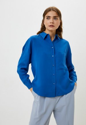 Блуза Mango. Цвет: синий