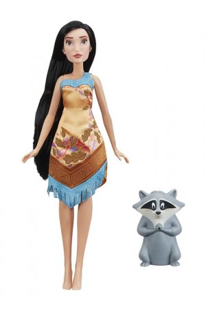 Кукла Покахонтас с питомцем DISNEY PRINCESS. Цвет: мультицвет
