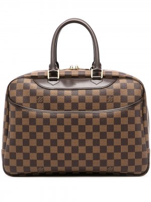Дорожная сумка Deauville 2005-го года Louis Vuitton. Цвет: коричневый