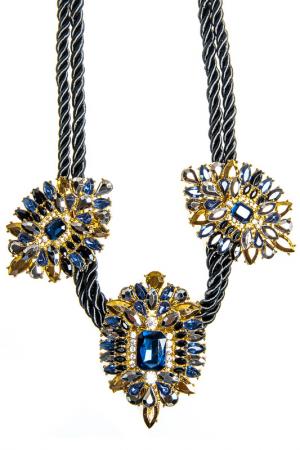 Necklace Luisa Vannini Jewelry. Цвет: blue and gold