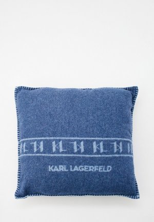 Подушка декоративная Karl Lagerfeld. Цвет: синий