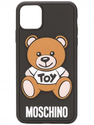 Чехол Teddy Bear для iPhone 11 Pro Max Moschino. Цвет: черный