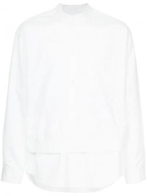 Двухслойная рубашка Wooyoungmi. Цвет: белый