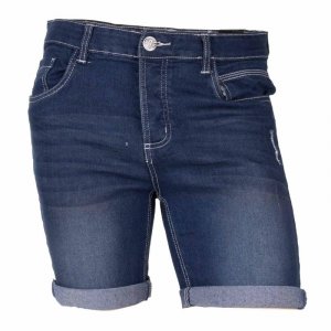 Мужские узкие джинсы из мягкого хлопка стретч-бермуды RG512