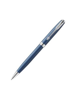 Ручка шариковая SONNET Secret Exc Blue Custom Shell Parker. Цвет: синий