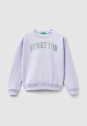 Свитшот United Colors of Benetton. Цвет: фиолетовый
