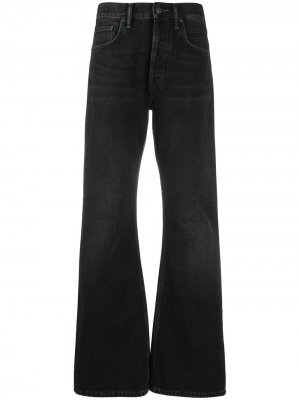 Расклешенные джинсы средней посадки Acne Studios. Цвет: черный