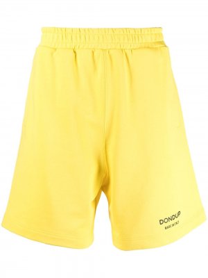 Спортивные шорты с логотипом Dondup. Цвет: желтый