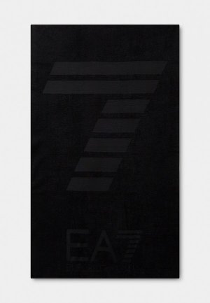 Полотенце EA7. Цвет: черный
