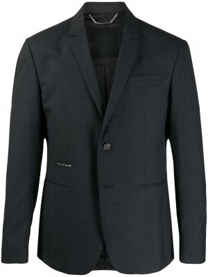 Строгий пиджак Philipp Plein. Цвет: серый