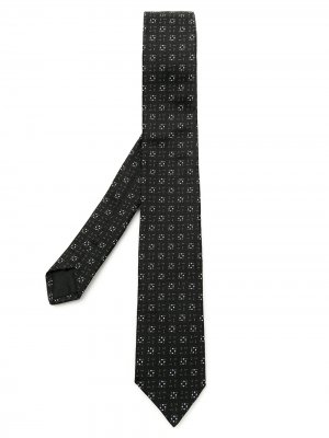 Жаккардовый галстук Dolce & Gabbana. Цвет: черный