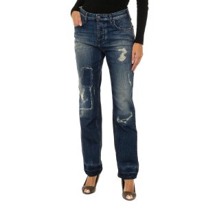 Женские джинсовые брюки с эффектом поношенности и рваности 6Y5990-5D3UZ Armani