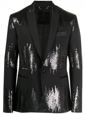 Пиджак с пайетками Philipp Plein. Цвет: черный