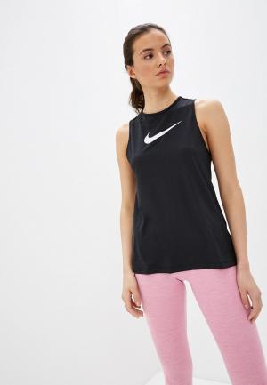 Майка спортивная Nike. Цвет: черный