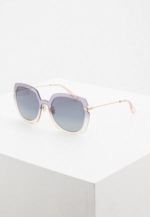 Очки солнцезащитные Christian Dior. Цвет: серый