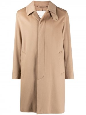 Однобортное пальто Dunkeld Mackintosh. Цвет: нейтральные цвета
