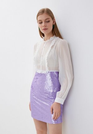 Платье Silvian Heach. Цвет: фиолетовый
