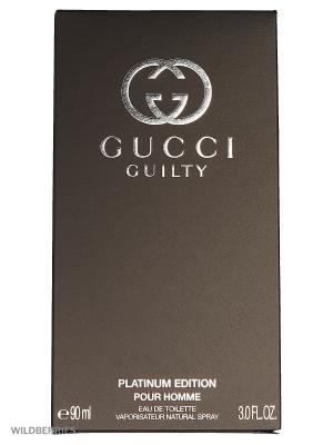 Gucci GUILTY PLATINUM PH М Товар Туалетная вода 90 мл. Цвет: прозрачный