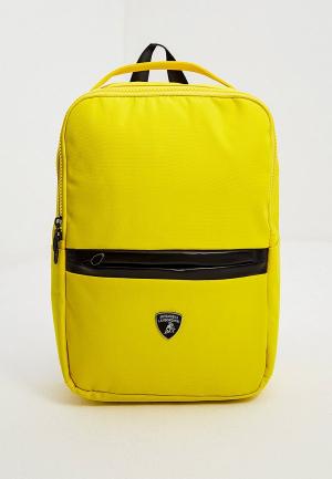 Рюкзак Automobili Lamborghini. Цвет: желтый