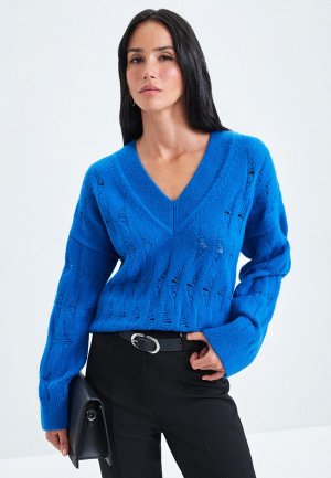 Пуловер Zarina. Цвет: синий