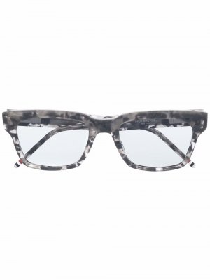 Солнцезащитные очки с полосками RWB Thom Browne Eyewear. Цвет: серый