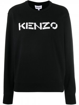 Толстовка с логотипом Kenzo. Цвет: черный
