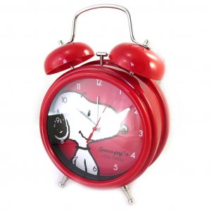Snoopy [M6124] - гигантский будильник с красным колоколом «Snoopy».