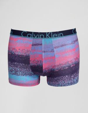 Хлопковые боксеры-брифы  ID Calvin Klein. Цвет: фиолетовый