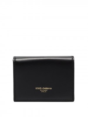 Кошелек Monreal с логотипом Dolce & Gabbana. Цвет: черный