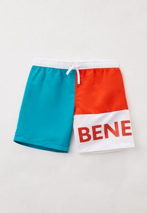 Шорты для плавания United Colors of Benetton. Цвет: бирюзовый