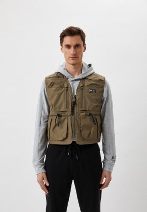 Жилет утепленный RLX Ralph Lauren. Цвет: хаки