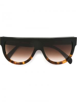 Солнцезащитные очки Shadow Céline Eyewear. Цвет: чёрный