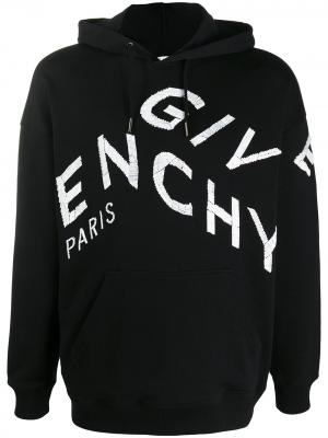 Худи с логотипом Refracted Givenchy. Цвет: черный