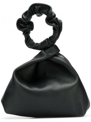 Leather clutch bag Elena Ghisellini. Цвет: черный