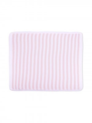 Полосатое одеяло Siola. Цвет: розовый