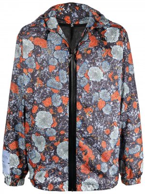 Куртка с цветочным принтом MCQ. Цвет: серый