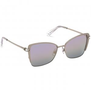 Металлические солнцезащитные очки прямоугольной формы SK0314 женские Swarovski