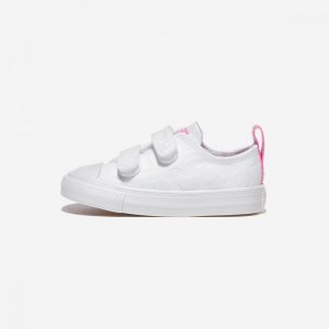 Chuck Taylor All Star Easy On Sparkle White A06329C-WHITE/OOPS PINK/WHITE Converse