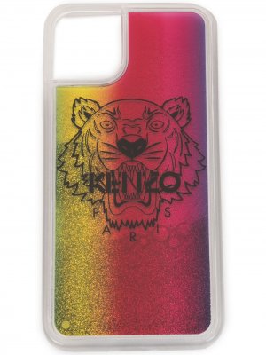 Чехол Tiger для iPhone 11 Pro Max с блестками Kenzo. Цвет: разноцветный