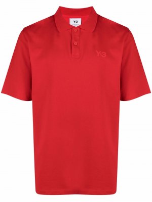 Рубашка поло с логотипом Y-3. Цвет: красный