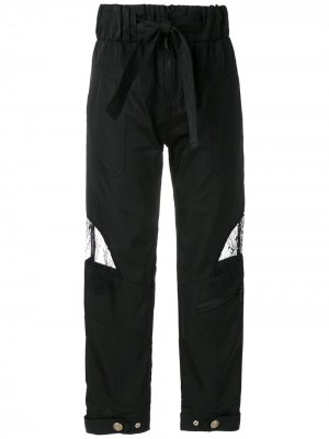 Укороченные брюки Sidon прямого кроя Andrea Bogosian. Цвет: черный