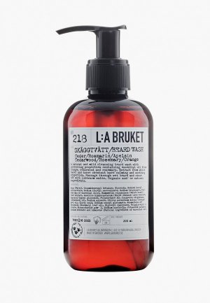 Мыло для бороды La Bruket. Цвет: прозрачный
