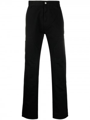 Прямые брюки карго Carhartt WIP. Цвет: черный