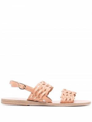 Плетеные сандалии Dinami Ancient Greek Sandals. Цвет: нейтральные цвета