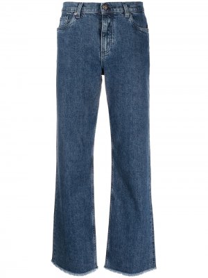 Прямые джинсы с завышенной талией Etro. Цвет: синий