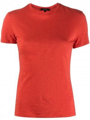 Приталенная рубашка Theory. Цвет: оранжевый