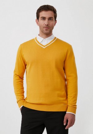 Пуловер Finn Flare. Цвет: желтый